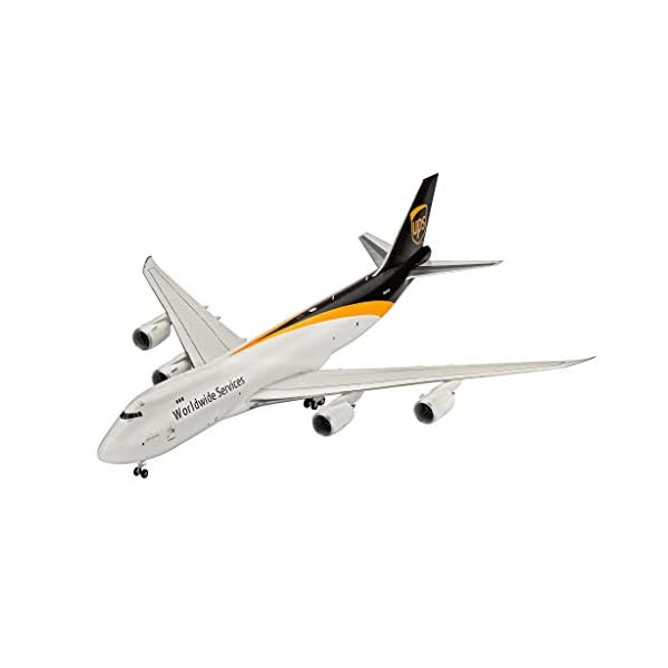 Revell RV03912 Other License Modellbausatz Boeing 747-8F UPS im Maßstab 1:144, Level 5, Multicolour – Bild 4