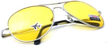Retro Classic Multi Color Colorful Premium Silver Metal Aviator Glasses with
