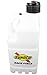 2 Pack Sunoco 5 Gallon Clear Race Utility Jugs and 2 Deluxe Filler Hoses