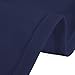 LinenTablecloth 60 x 102-Inch Rectangular Polyester Tablecloth Navy Blue