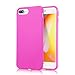 technext020 iPhone 7 Plus Hot Pink Case/iPhone 8 Plus Hot Pink Case, Shockproof Ultra Slim Fit Silicone TPU Soft Gel Rubber Shock Resistance Protective Back Bumper for iPhone 7 Plus/iPhone 8 Plus
