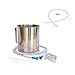 HealthAndYoga™ Combo Superior 2 Quart Stainless Steel Enema Kit - Medical Grade Tubings