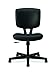 HON Volt Armless Office Desk Chair Comfy, Ergonomic Recline, Softhread Leather Back Seat, Swivel Desk Chair, Black
