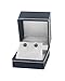 THE PEARL SOURCE 14K Gold Round Black Cultured Akoya Stud Pearl Earrings for Women