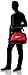 NIKE Brasilla Extra Small Duffel Bag University Red/Black/White
