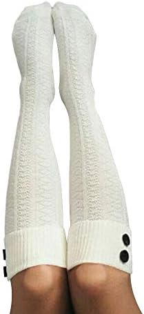 Toamen Women Knitted Socks, Sale Clearance Thigh High Over the Knee Long Cotton Warm Tights Socks, Cotton Rich, Comfortable, Breathable