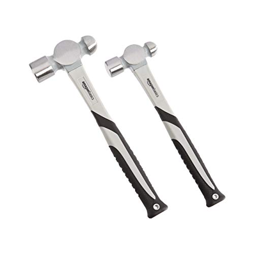 AmazonBasics Hammer Set - 5-Pieces, Shock-Absorbing Fiberglass Handle - Thumbnail 2