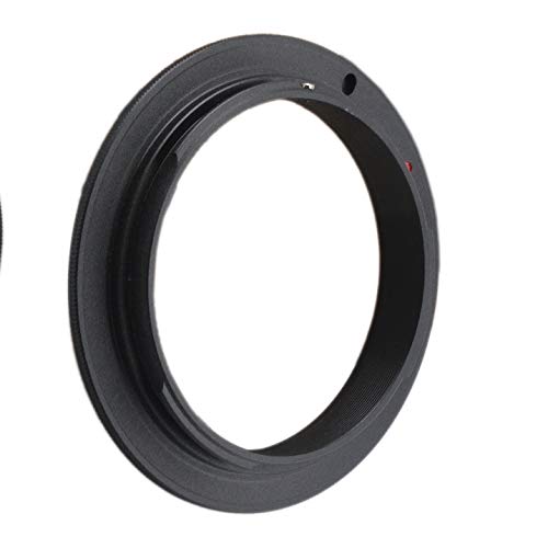 52mm Filter Thread Macro Reverse Mount Adapter Ring, for Canon EOS 1D, 1DS, Mark II, III, IV, 1DC, 1DX, D30, D60, 10D, 20D, 20DA, 30D, 40D, 50D, 60D, 60DA, 5D, Mark II, Mark III, 7D, Rebel XT, XTi, XS