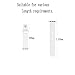 Apple Watch Band - WantsMall Soft Silicone Sport Style Replacement iWatch Strap for 38mm Apple Watch Models (2nd White)