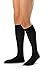 Jobst For Men 15-20 Knee High Closed Toe Ribbed Compression Socks Black Large