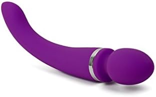 ENO Love Emei Rechargeable Waterproof Smart induction Wand Massager | Deluxe G spot silicone Vibrator |Ultra-quiet Double motor vibrator, Wireless Multi Speed Massage Wands-purple