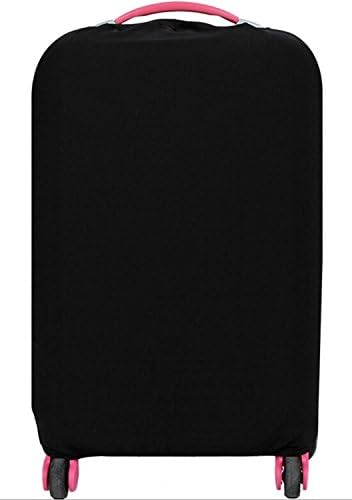 Fanyuan Spandex Travel Luggage Cover Fits 18-30 Inch Luggage (L (26-30 Inch Luggage), Black)