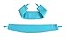 MIUCO Room Darkening Thermal Insulated Grommet Window Blackout Curtains Panels for Livingroom 1 Pair 52x84 Inch Turquoise, Bonus 2 Tie Backs Included