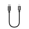 Câble Chargeur iPhone, OPSO 0.2M [Certifié MFi] Charge Rapides Câble USB C vers en Nylon Ultra Lightning Compatible with…