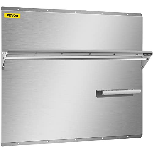 VEVOR Range Backsplash with Shelf 29.5 x 29.5 Inch Range Hood Wall