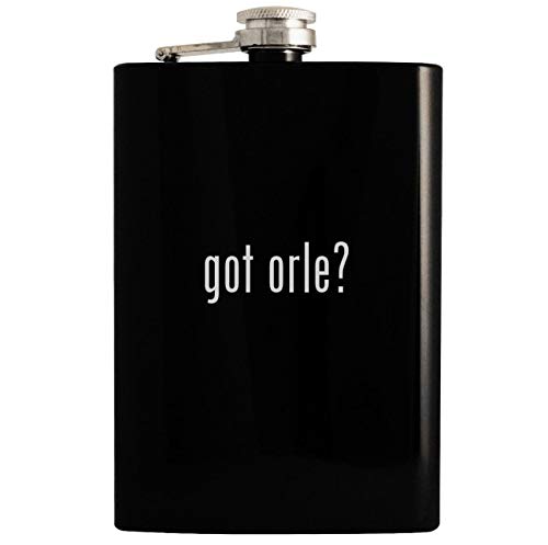 got orle? - 8oz Hip Drinking Alcohol Flask, Black