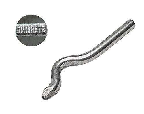 Sterling Silver 1 MM Bent Stamp Purity Metal Marking Jewelry Stamping Tool