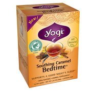 Yogi Soothing Caramel Bedtime Tea Bags, 16 count(Case of 2)