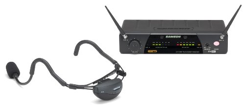 Samson AirLine 77 Headset True Diversity UHF Wireless System with Fitness Microphone (Channel N2)