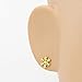 Stainless Steel Snow Flake Post Stud Earrings For Women Girls Gold Silver 10mm