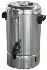 Amazon.com: Smart Chef 100 taza (de largo) de acero inoxidable cafetera  (urna) : Hogar y Cocina