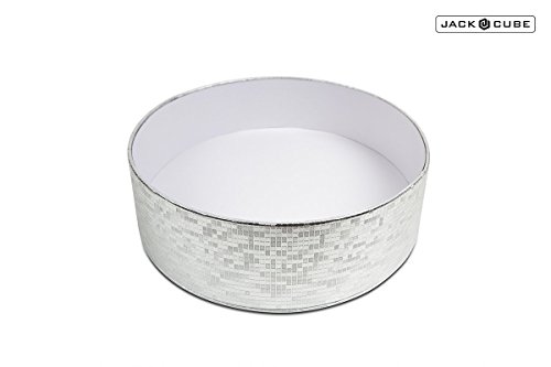 Jack Cube Cake Stand Set of 3, Cupcake Display Supplies Tray Plate for Decorative Party(8inch, 10inch, 12inch / Silver) - :MK197ABCS - Thumbnail 5