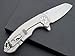 Eafengrow EF79 EDC Folding Knife with Clip D2 Blade and G10 Steel Handle Frame Lock Pocket Knife Tool for Outdoor Camping Tactical Survival (EF79-black)