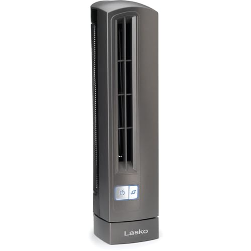 Lasko Air Stik Ulta-Slim Oscillating Desktop Fan, 2 Speeds, for Bedroom, Living Room, Office, 14
