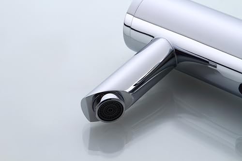 Gangang Touchless Automatic Sensor Faucet for Bathroom Hot and Cold Sensor Real Brass Hands Free Temperature Control Single Handle