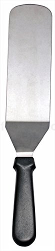 New Star Foodservice 36190 Plastic Handle Flexible Grill Turner/Spatula, 14.5-Inch, Black