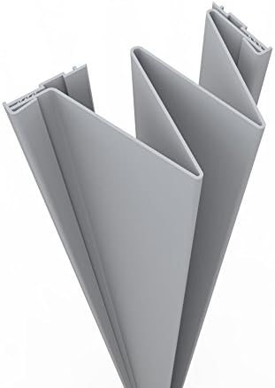 Finger Pinch Protector Guards for Inside Door Hinges | Push Side Safety Shield (80", Grey)