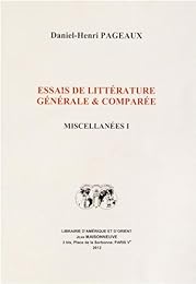 Essais de littérature générale & comparée