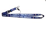 Italia Italy Campioni Del Mondo Country Lanyard Keychain Passholder .. 24 Inches Long.. New
