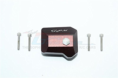 Traxxas TRX-4 Trail Defender Crawler Upgrade Parts Aluminum Front/Rear Gearbox Cover - 1Pc Set Brown