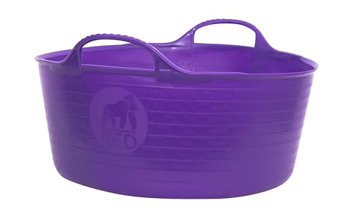 TubTrug SP15P Shallow Purple Flex Tub, 15 Liter