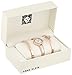 Anne Klein Women's AK/3354RGST Premium Crystal Accented Gold-Tone Watch and Bangle Set