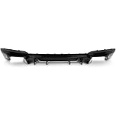 PIT66 Rear Diffuser Bumper Lip Fit BMW X3 G01 M40i 2018-2021 | Fit Sport Utility 4Door Models, Not Fit Round Exhaust Pipes, Gloss Black