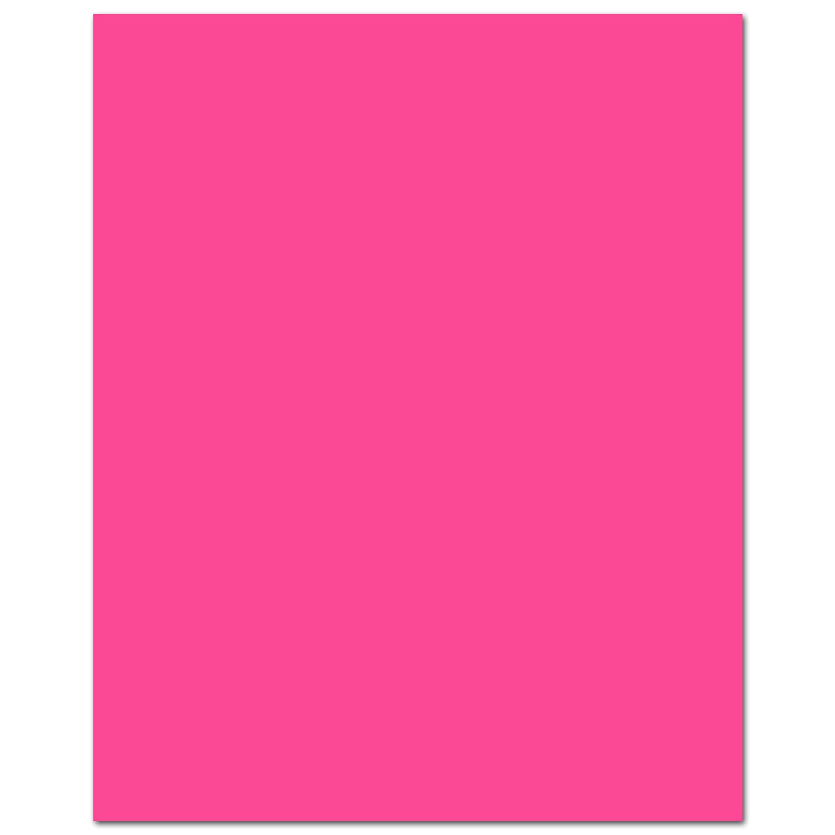 10 x A3 240gsm Colored Card Stock Pack of 10 Sheets (Hot Pink)