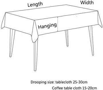 PVC Plastic Waterproof Tablecloth, Oil-proof And Anti-hot Desktop Protection Cover European Table Cloth Rectangular Tablecloth Easy To Clean Coffee Table Mat,138 * 138cm（54.3 * 54.3in）