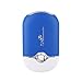 ThreeH Portable Mini Personal Fan Handheld USB Rechargeable Bladeless Air Conditioner Mute Electric Built-in Li-ion Battery Powered Desk Cooling Fan H-F015Blue