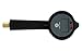 ABN Digital Tire Inflator Gauge with Stainless Steel Braided Hose, Straight Lock-On Air Chuck Backlit Screen