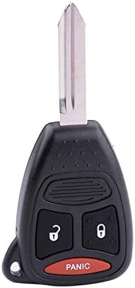 Yesjoy Replacement Uncut Electronics Remote Control Car Ignition Key Fob Entry Keyless Transmitter for KOBDT04A Dodge 2004-2010 Dakota 2004-2013 Durango