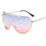 YABINA Oversized Sunglasses Unisex Flat Top Square