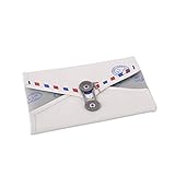 Umbra Envelope Travel Jewelry Organizer, Natural/Charcoal