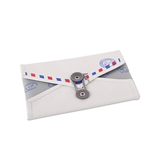 Umbra Envelope Travel Jewelry Organizer, Natural/Charcoal