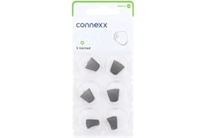 GENERIC Connexx 3.0 Small Vented Hearing Aid Domes - Size Small - Comfortable and Breathable Fit for Enhanced Audio Clarity
