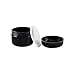 Houseables Black Jar Container, 4 Ounce, 120 Milliliter Gram Capacity, 24 pcs, Plastic, BPA-Free, High Quality w/ Removable Inner Liners and Dome Lids for Cosmetic Samples, Cream, Lotion (24 PCS)