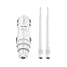 WAVLINK High Power Outdoor Weatherproof CPE/WiFi Extender/Access Point/Router/WISP 2.4GHz 150Mbps + 5GHz 433Mbps Dual-Polarized 1000mW 28dBm Omnidirectional Antenna, Passive POE Model 570HA1