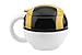 Pokemon GO Ultra Ball 16oz Ceramic Molded Coffee Mug w/Lid
