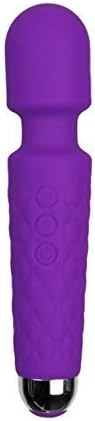 Cordless Wand Massager for Back Neck Shoulder Deep Tissue Massage, BuzzBliss Handheld Rechargeable Body Massager, 20 Speed Vibrations